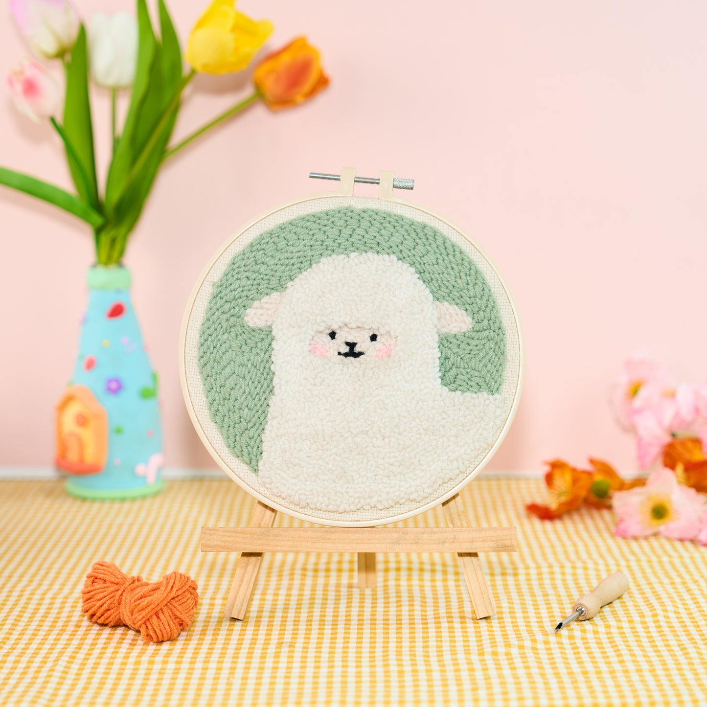 Alpaca Punch Needle Kit